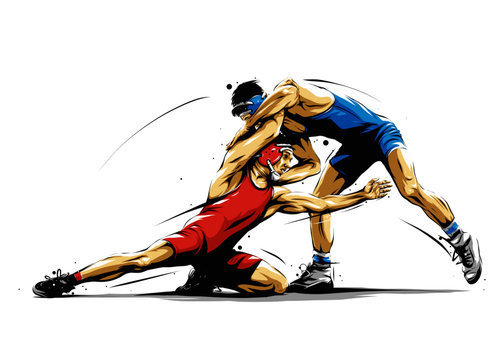 Wrestlers graphic